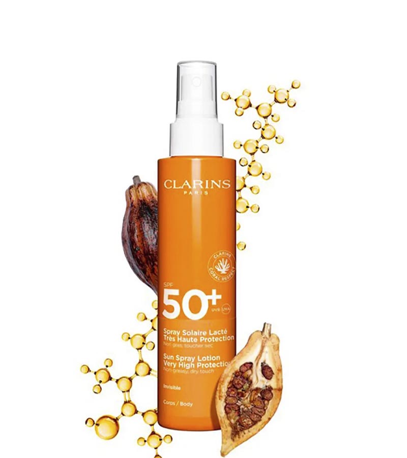 Clarins SOLAIRE Spray Alta Proteção Solar UVB UVA 50+ 150ml