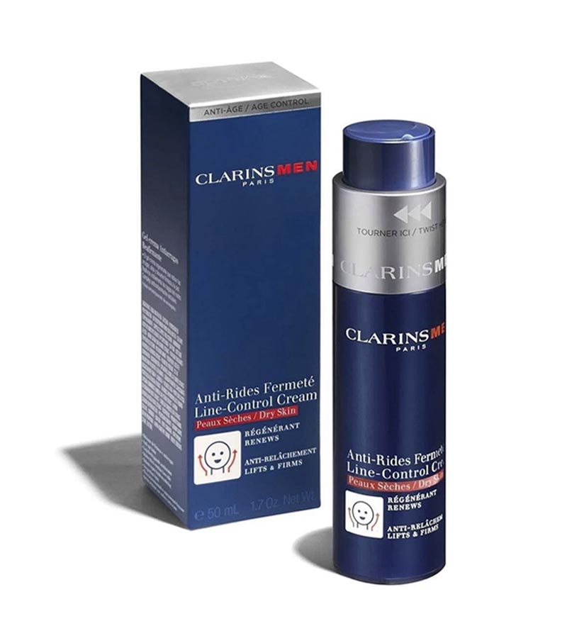 Clarins MEN Tratamento Anti Rugas Peles Secas 50ml Day